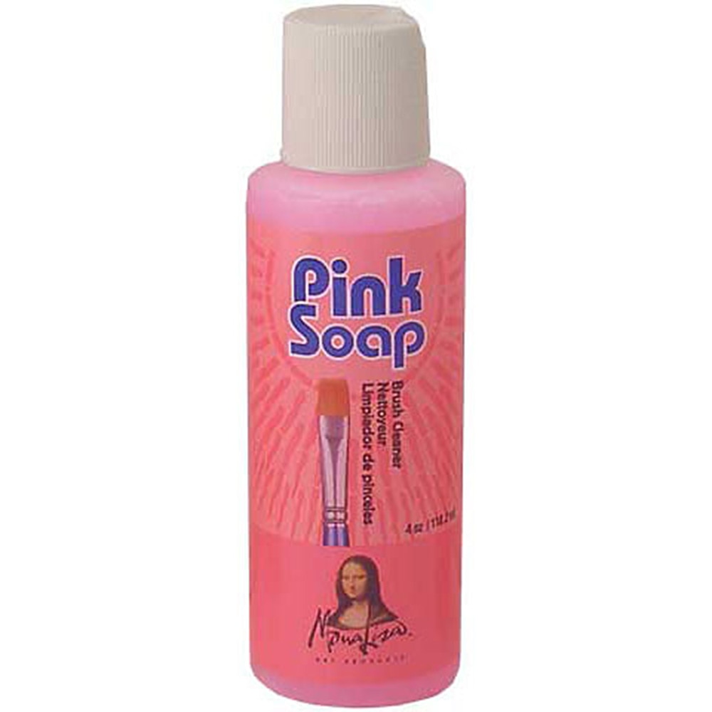 Mona Lisa, Pink Soap, Brush Cleaner, 4 ounce